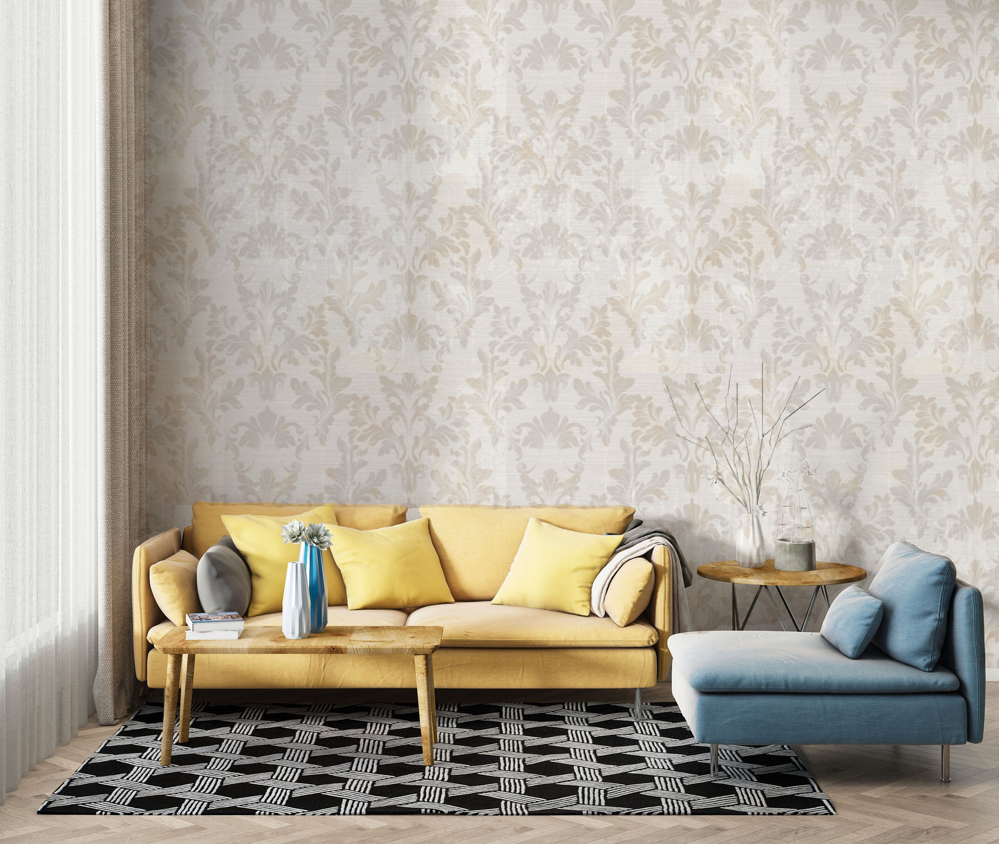 Beige Damasco