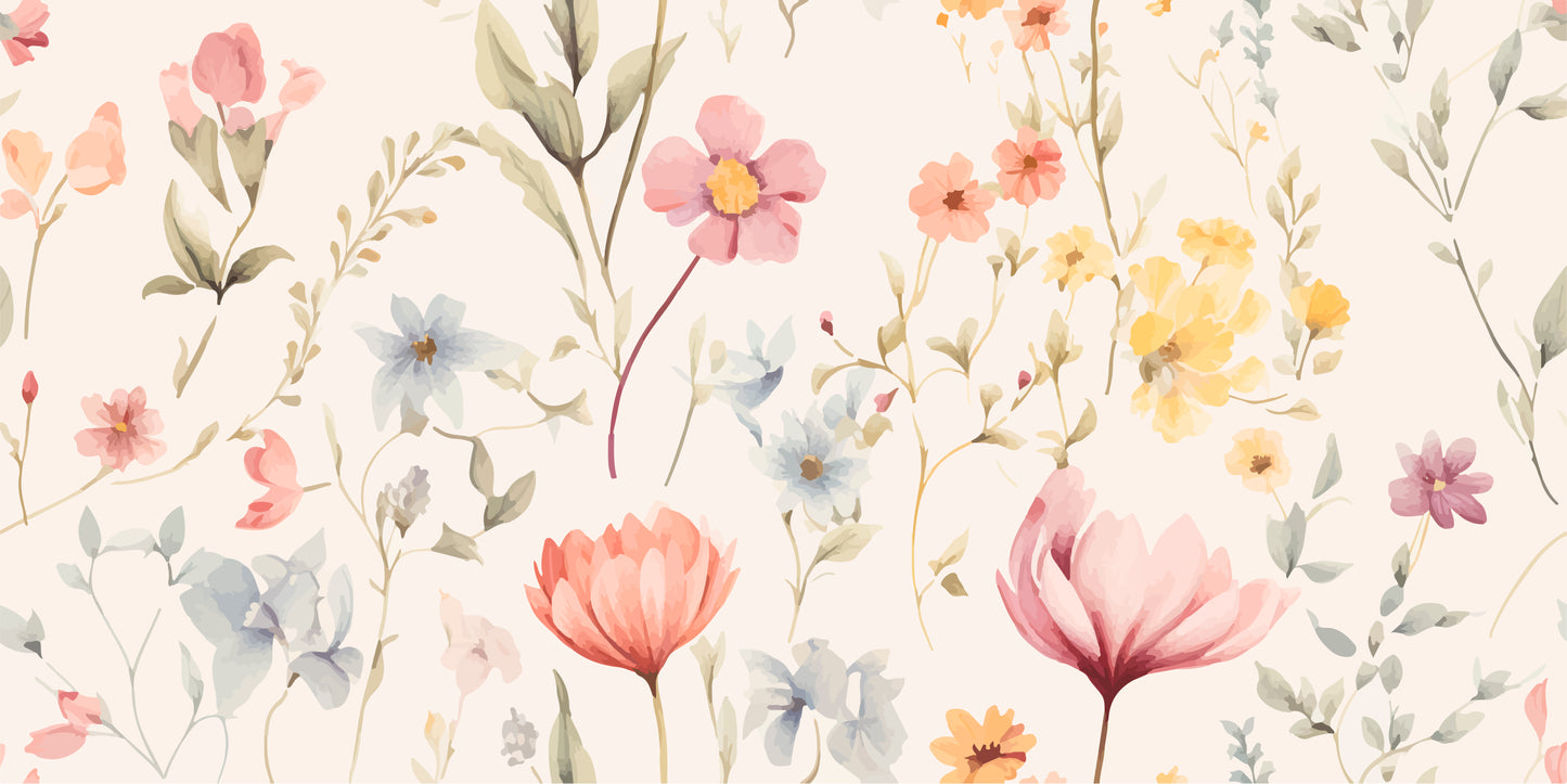 Watercolor flower