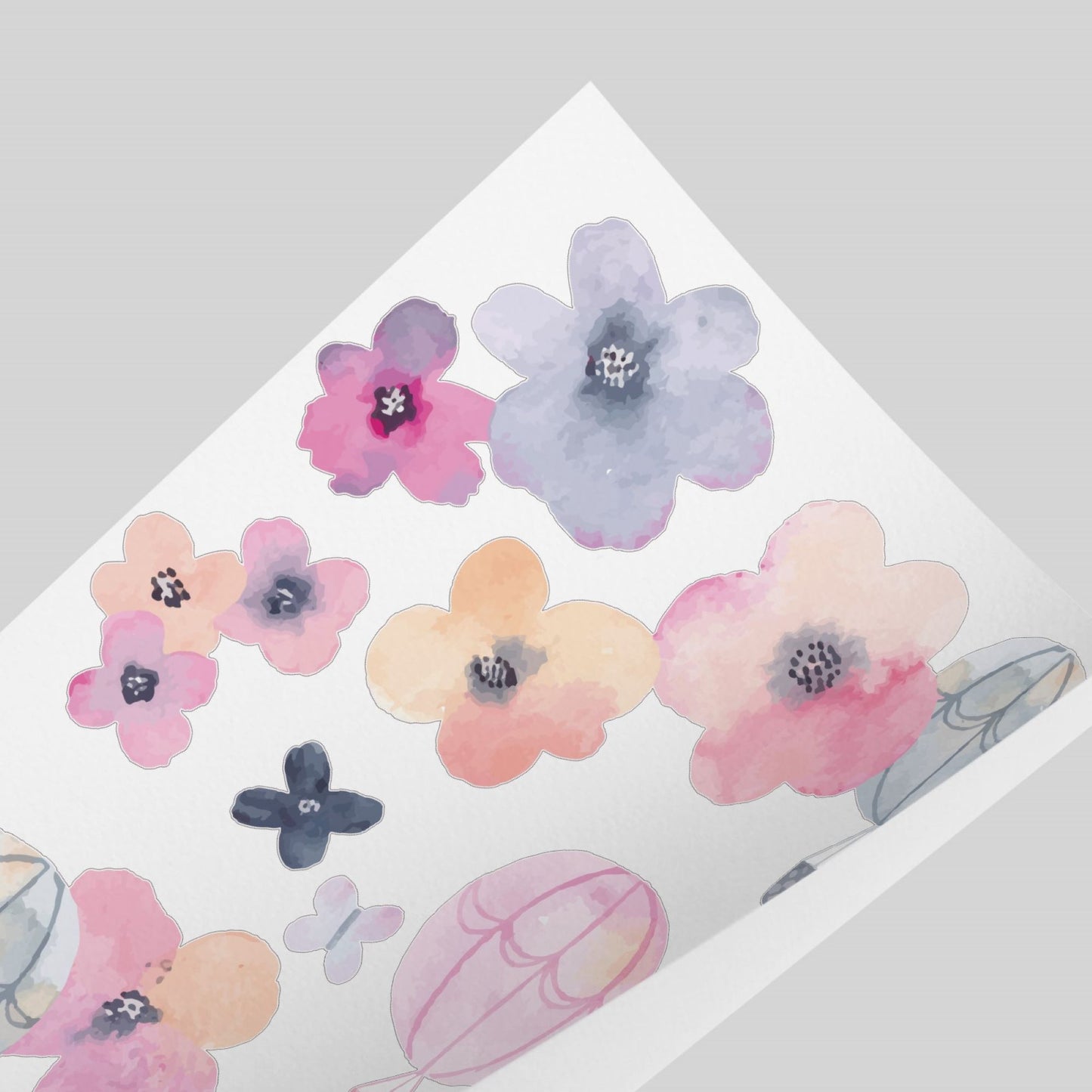 Watercolor flowers