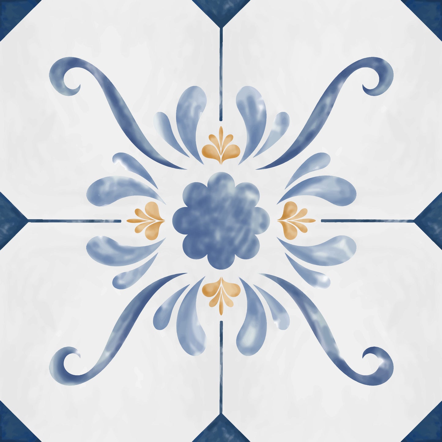 Blue tile