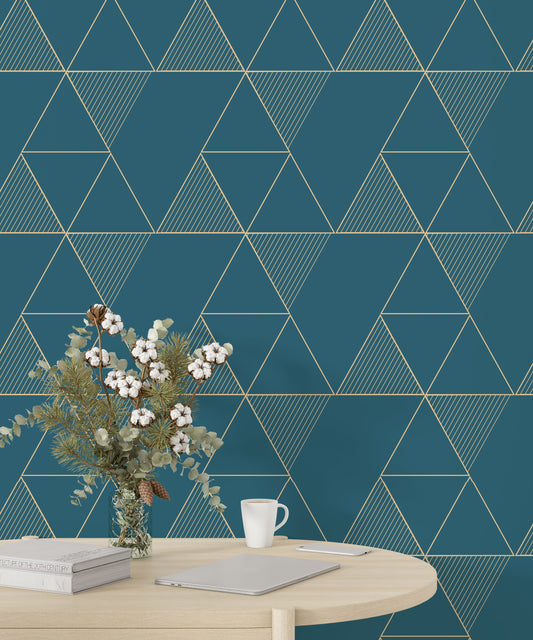 Blue triangles