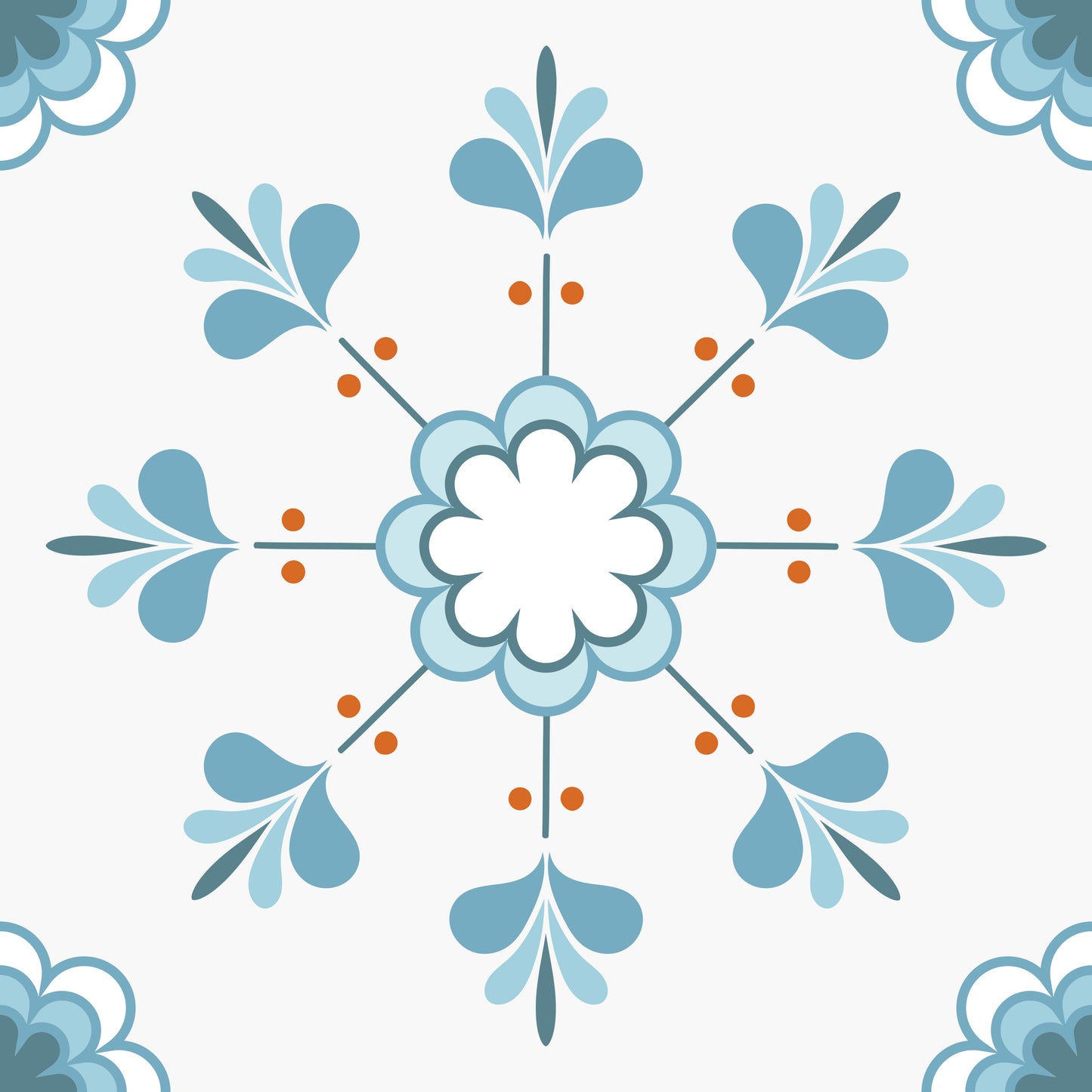 kaleidoscope blue