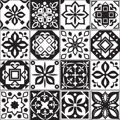 Black and white