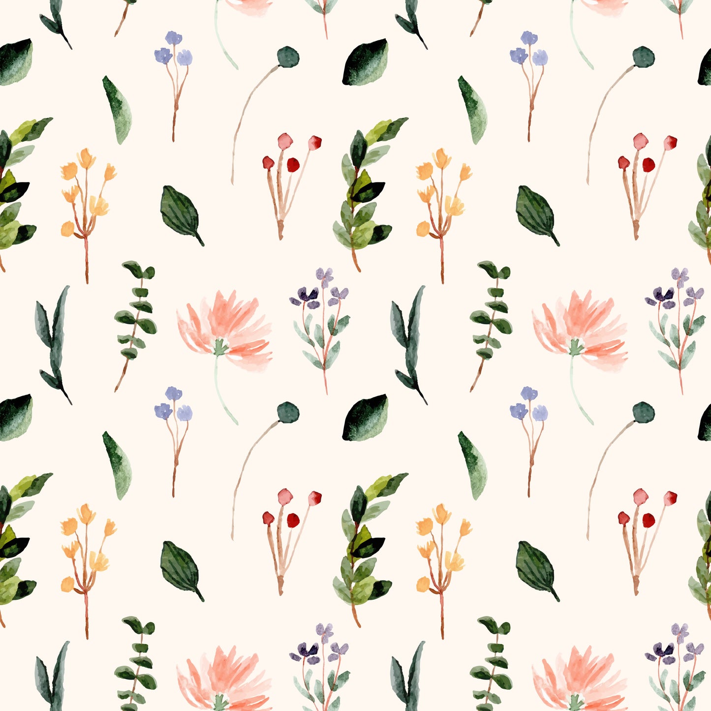 Pastel flowers