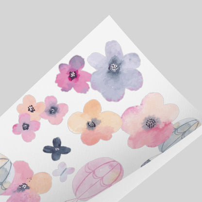 Watercolor flowers